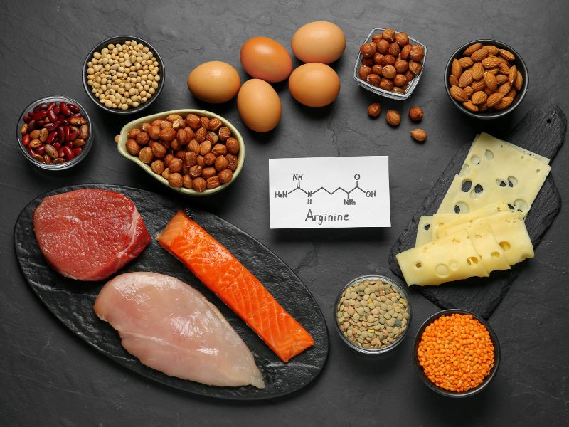 Thực phẩm tự nhiên giàu arginin